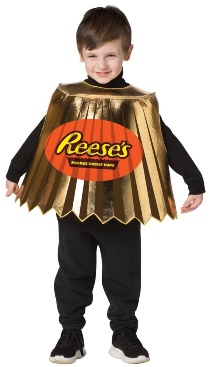 The Costume Center Gold and Yellow Hersheys Reese Cup Unisex Child Halloween Costume